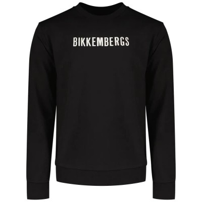блуза,мъжки,пуловери,bikkembergs,bmf0814,sweatshirt,black