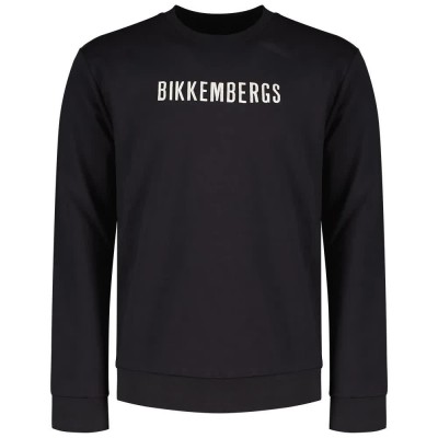 блуза,мъжки,пуловери,bikkembergs,bmf0814,sweatshirt,black,(blue,graphite)