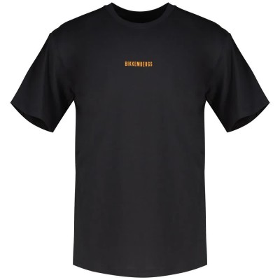 тениска,мъжки,тениски,bikkembergs,bmt0704,short,sleeve,t,shirt,black,(anthracite)