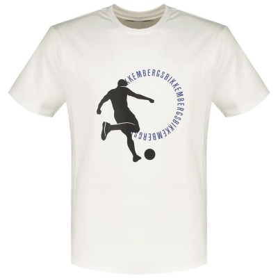 тениска,мъжки,тениски,bikkembergs,bmt0709,short,sleeve,t,shirt,white