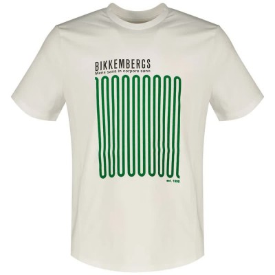 тениска,мъжки,тениски,bikkembergs,bmt0712,short,sleeve,t,shirt,white,(white)