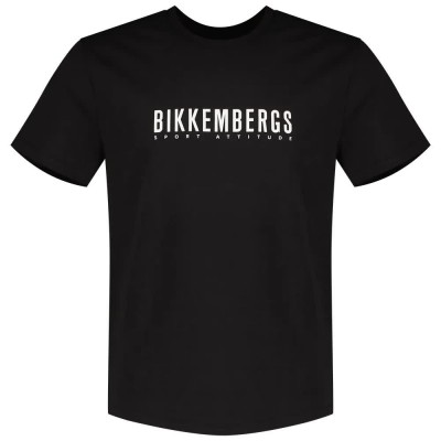 тениска,мъжки,тениски,bikkembergs,bmt0713,short,sleeve,t,shirt,black,(black)