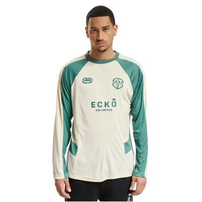 тениска,мъжки,тениски,ecko,unltd,trainingtwo,long,sleeve,t,shirt,sand,green,(beige)