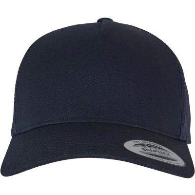 шапка,всички,шапки,flexfit,5,panel,retro,trucker,cap,blue,(dark,navy,navy)