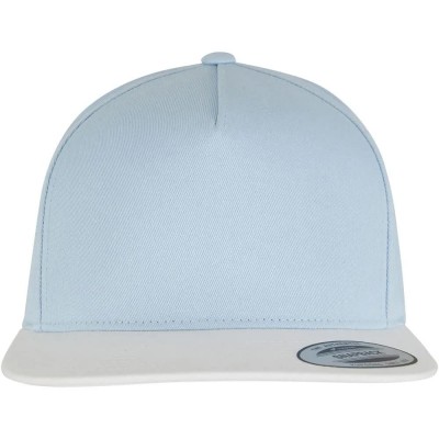 шапка,с,козирка,всички,шапки,flexfit,classic,5,panel,snapback,cap,light,blue,white