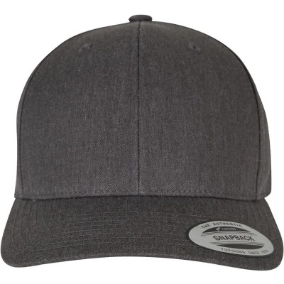 шапка,с,козирка,всички,шапки,flexfit,retro,cotton,blend,snapback,cap,dark,heather,(grey)
