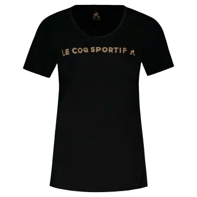 тениска,дамски,тениски,le,coq,sportif,noel,sp,n°1,short,sleeve,t,shirt,black,(black)