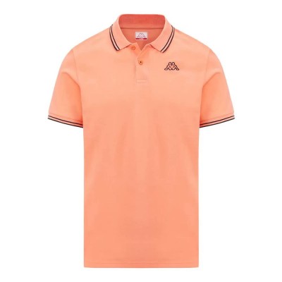 мъжки,блузи,с,яка,kappa,ezio,2,short,sleeve,polo,orange,melon,blue,marine,(orange)