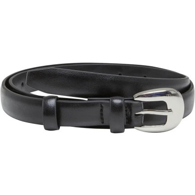 колан,колани,urban,classics,chunky,buckle,slim,belt,black,silver,(black)