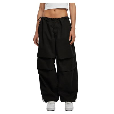 панталони,дамски,панталони,urban,classics,cotton,parachute,pants,black,(black)
