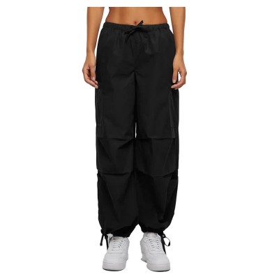 панталони,дамски,панталони,urban,classics,cotton,parashute,cargo,pants,black,(black)