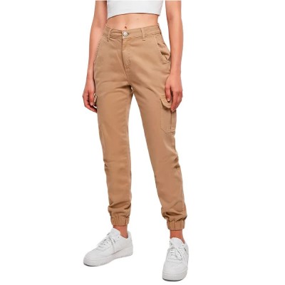 панталони,дамски,панталони,urban,classics,high,waist,cargo,pants,union,beige,(beige)