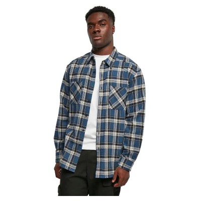 карирана,риза,мъжки,ризи,urban,classics,lake,check,long,sleeve,shirt,blue