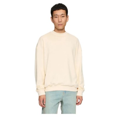 блуза,мъжки,пуловери,urban,classics,light,terry,sweatshirt,white,sand,(beige)