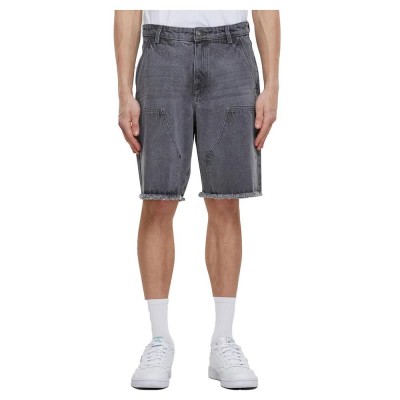 къси,панталони,мъжки,панталони,urban,classics,open,edge,two,knee,denim,shorts,new,grey,washed,(grey)