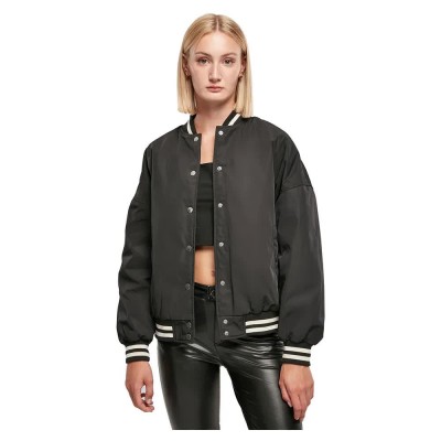 яке,дамски,якета,и,палта,urban,classics,oversized,recycled,college,bomber,jacket,black