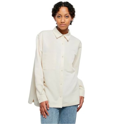 риза,с,дълъг,ръкав,дамски,блузи,дамски,ризи,urban,classics,oversized,twill,long,sleeve,shirt,beige,(sand)