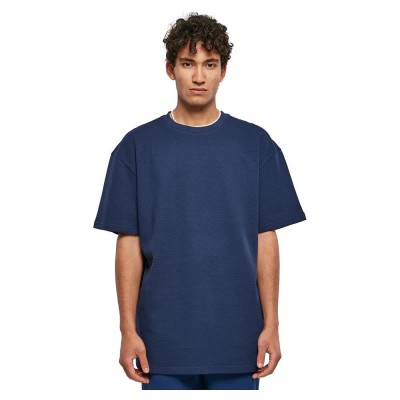 тениска,мъжки,тениски,urban,classics,oversized,waffle,short,sleeve,t,shirt,blue,(dark,blue)