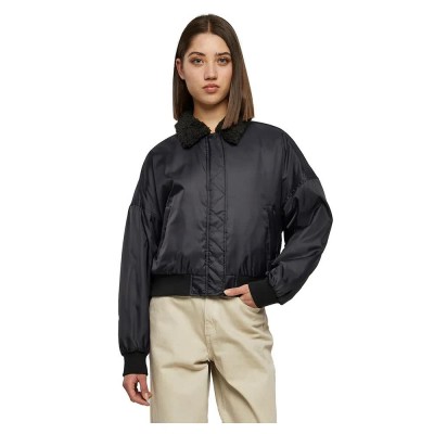 яке,дамски,якета,и,палта,urban,classics,pilot,bomber,jacket,black
