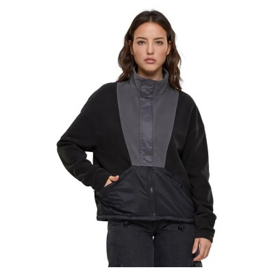 яке,дамски,анцузи,urban,classics,polarfleece,tracksuit,jacket,black,dark,shadow,(black)