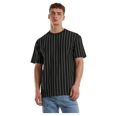 тениска,мъжки,тениски,urban,classics,printed,pinstripe,short,sleeve,t,shirt,black,(black,white,pale,yellow)