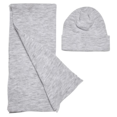 шал,всички,шапки,urban,classics,recycled,basic,with,scarf,beanie,grey,(heather,grey)