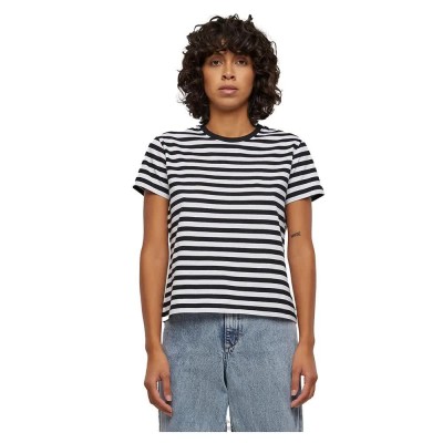 тениска,дамски,тениски,urban,classics,regular,striped,short,sleeve,t,shirt,white,black