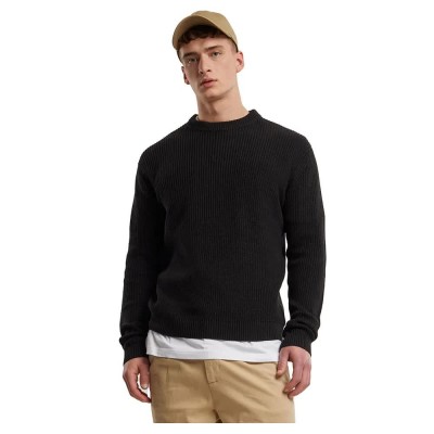 блуза,мъжки,пуловери,urban,classics,rib,basic,sweater,black