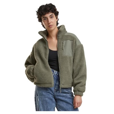 яке,дамски,якета,и,палта,urban,classics,sherpa,mix,jacket,pale,green,(green)