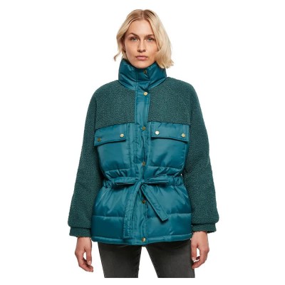 яке,дамски,якета,и,палта,urban,classics,sherpa,mix,puffer,big,jacket,blue,(jasper)