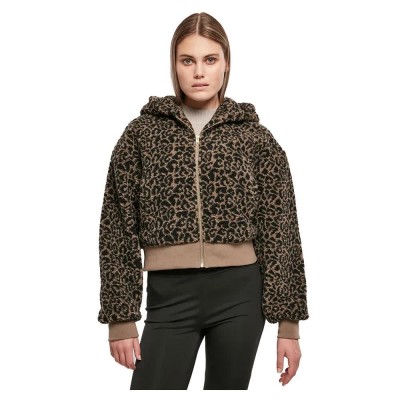 яке,дамски,якета,и,палта,urban,classics,short,oversized,aop,sherpa,jacket,brown