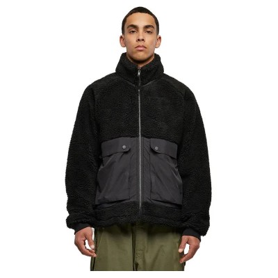 яке,мъжки,якета,urban,classics,short,raglan,sherpa,jacket,black