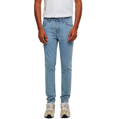 дънки,мъжки,панталони,urban,classics,slim,tapered,jeans,new,light,blue,washed,(blue)