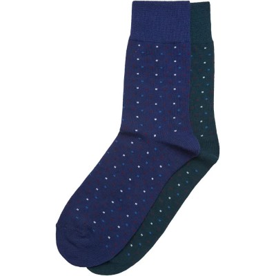 чорапи,мъжки,чорапи,urban,classics,small,dots,socks,2,pairs,black,navy,multicolor