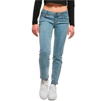 дънки,дамски,панталони,urban,classics,straight,low,waist,jeans,blue