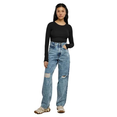 дамски,бодита,urban,classics,stretch,long,sleeve,body,black,(black)