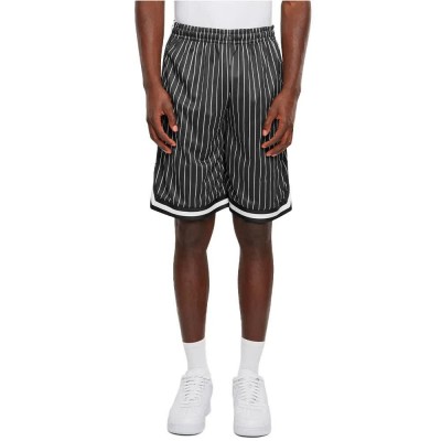 къси,панталони,мъжки,панталони,urban,classics,striped,mesh,sweat,shorts,black,white,(black)