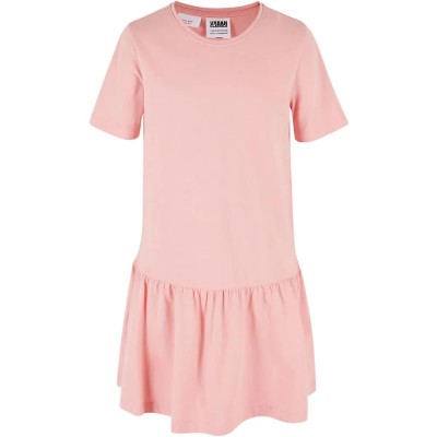 рокля,детски,поли,и,рокли,urban,classics,valance,short,sleeve,dress,pink,(lemonade,pink)