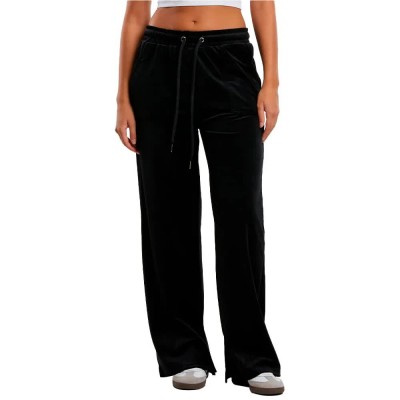 анцуг,дамски,панталони,urban,classics,velvet,sweat,pants,black