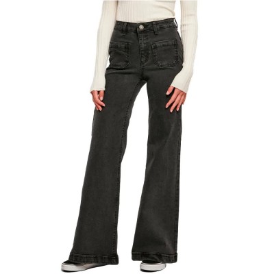 дънки,дамски,панталони,urban,classics,vintage,flared,jeans,black,(black,washed)