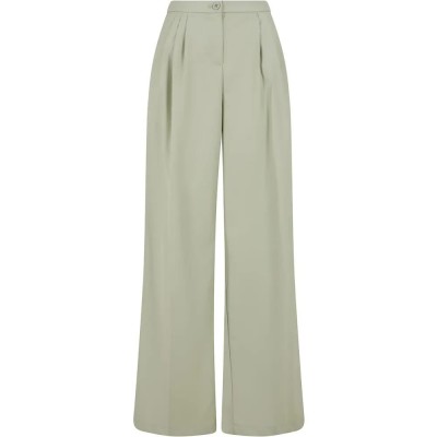 панталони,дамски,панталони,urban,classics,wide,leg,pants,green,(soft,salvia)