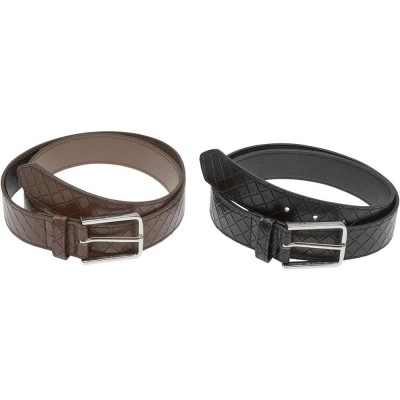 колан,колани,urban,classics,woven,embossed,synthetic,leather,belt,2,units,brown,black,(black,silver,brown)