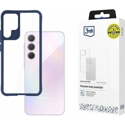 други,аксесоари,3mk,galaxy,a35,satin,armor,phone,case,5g,clear,(blue)