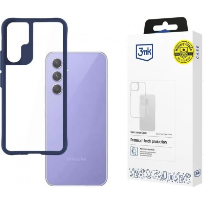 други,аксесоари,3mk,galaxy,a54,satin,armor,phone,case,5g,clear,(blue)