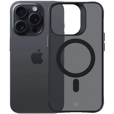 други,аксесоари,3mk,iphone,15,pro,smoke,magcase,phone,case,grey,(black)