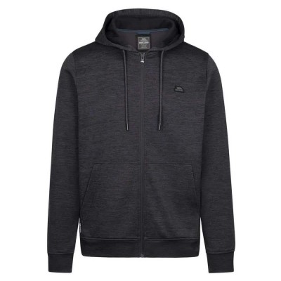 блуза,мъжки,пуловери,trespass,fewston,full,zip,sweatshirt,black,(dark,flint,marl)