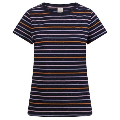 тениска,дамски,тениски,trespass,michaela,short,sleeve,t,shirt,navy,multi,stripe,(blue)