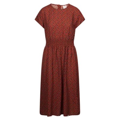 рокля,дамски,поли,и,рокли,trespass,susanne,dress,burnt,sienna,print,(red)
