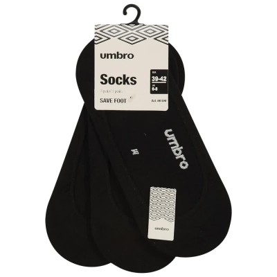 чорапи,мъжки,чорапи,umbro,save,foot,mercerized,socks,3,pairs,black,(black)