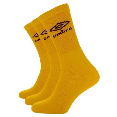 чорапи,мъжки,чорапи,umbro,sport,socks,3,pairs,yellow,(yellow)